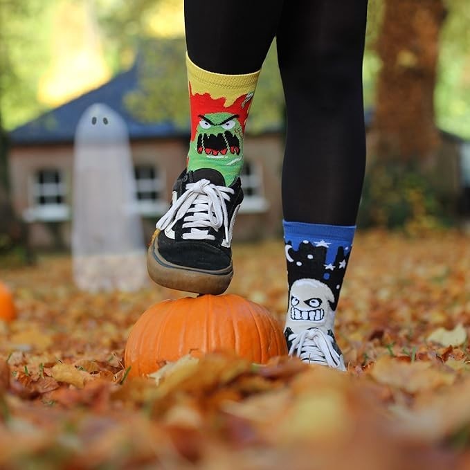 UNITED ODDSOCKS BOYS THE ZOMBODIES SOCKS 6 ODD ZOMBIE SOCKS CHILDRENS UK 12- 5.5