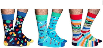 Cockney Spaniel Best Grandad Ever Box Set of Socks - Uk Size 6-11 - Novelty