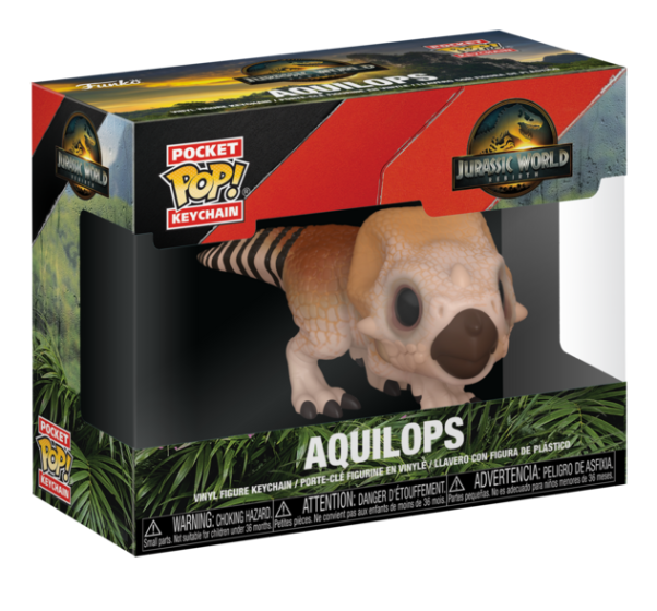 Funko Pocket Pop Keychain Jurassic World Rebirth -Aquilops - Was £7.49 NOW £5.99
