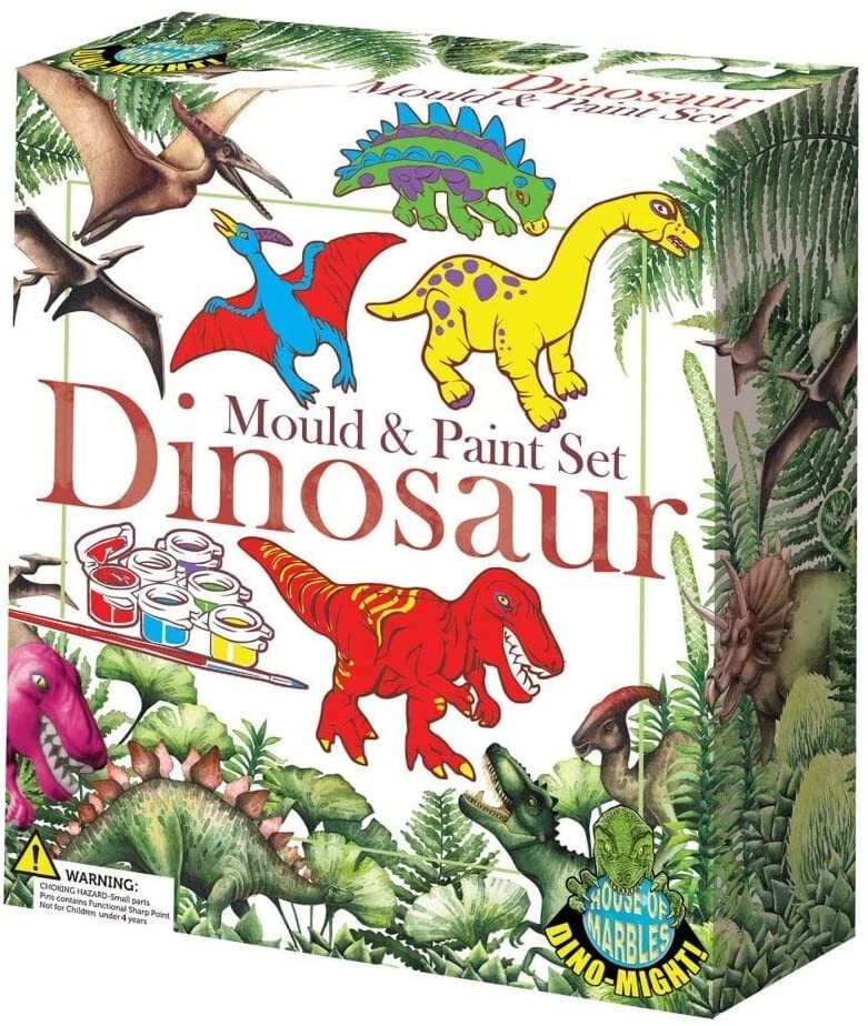 House of Marbles Mould & Paint Set - Dinosaur (NEW!)
