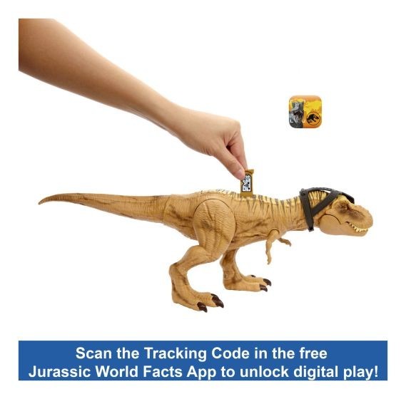 Jurassic World Dino Trackers Tyrannosaurus Rex Hunt 'N Chomp Dinosaur Figure