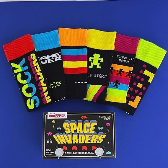 ODDSOCKS - SPACE INVADERS SOCKS