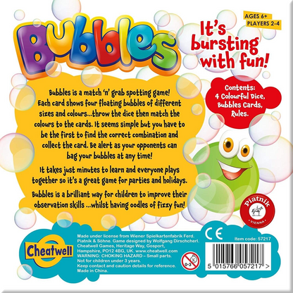 Cheatwell Games Bubbles Match n Grab Game (NEW!)