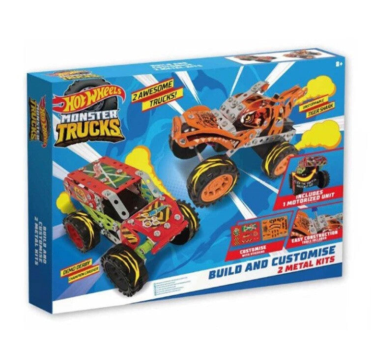 HOT WHEELS METAL TECH MONSTER TRUCK 2 PACK - Was £22.99 NOW £12.99