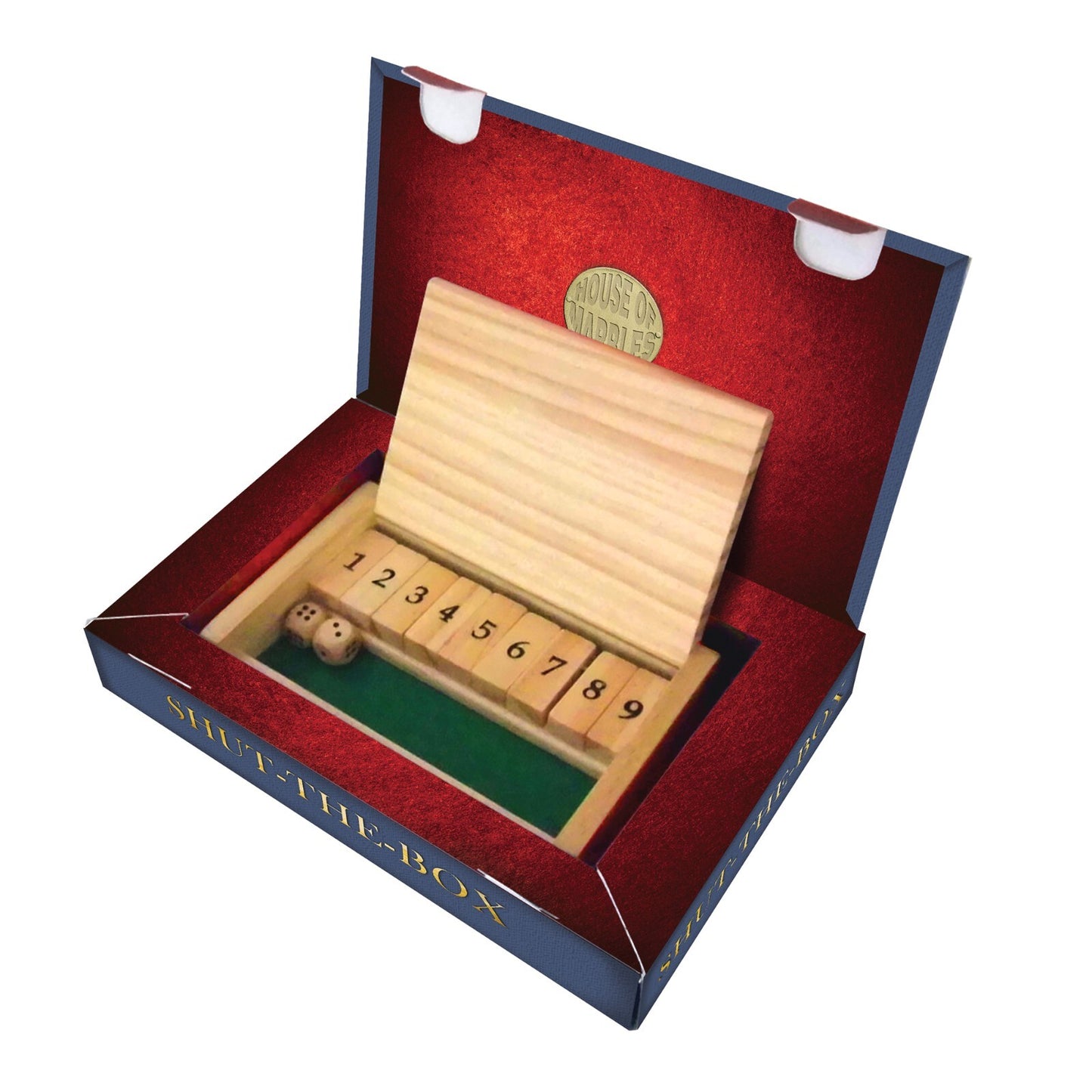 House of Marbles wooden shut the box (NEW!)