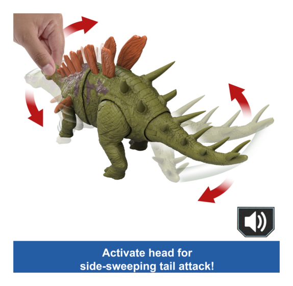 Jurassic World Wild Roar Kentrosaurus - Was £19.99 NOW £16.99