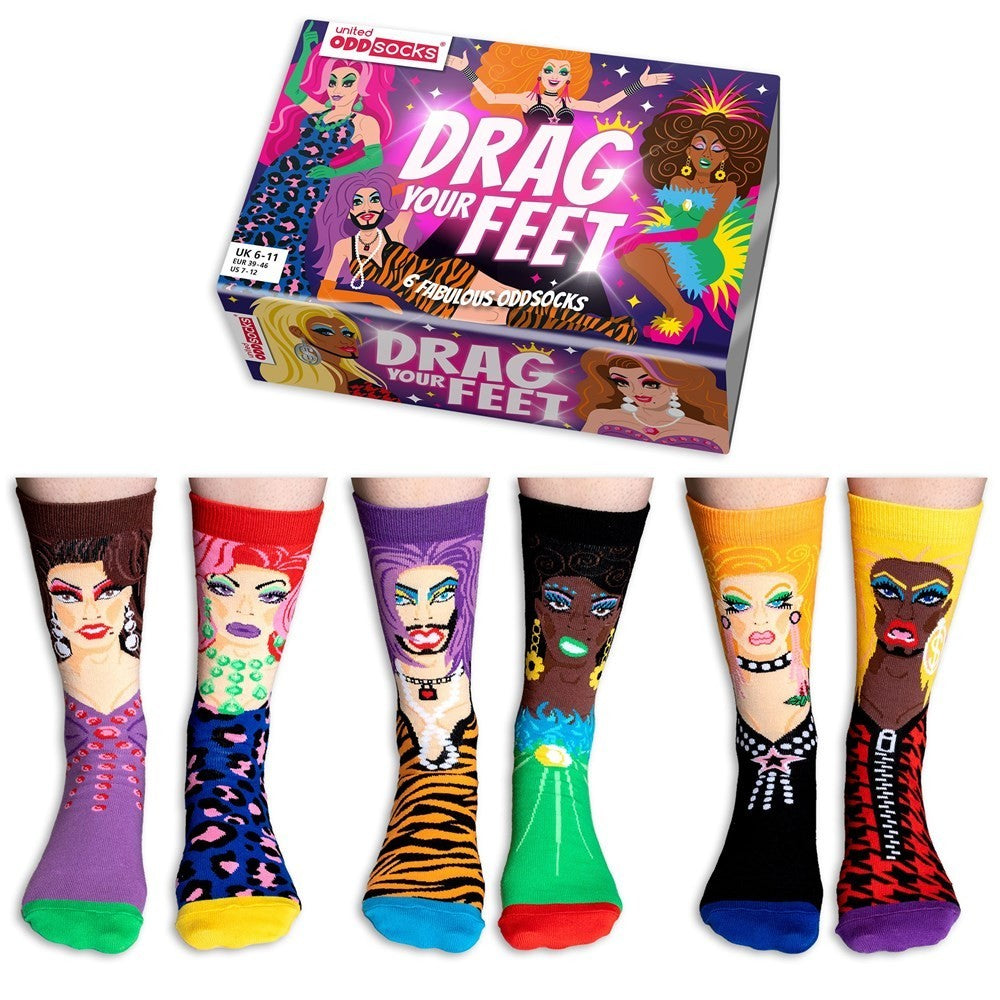 ODDSOCKS DRAG YOUR FEET SOCKS