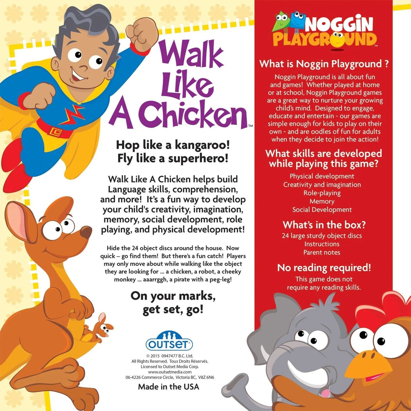 Walk Like A Chicken (Pre-school) - LAST ONE!