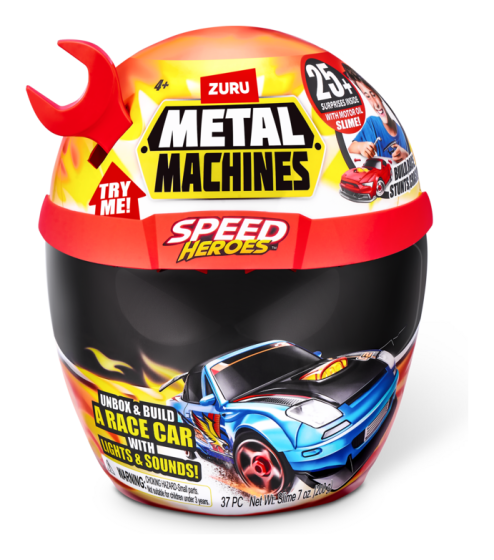 Metal Machines Speed Heroes Helmet Playset Series 1 - WAS £18.99 NOW £12.99