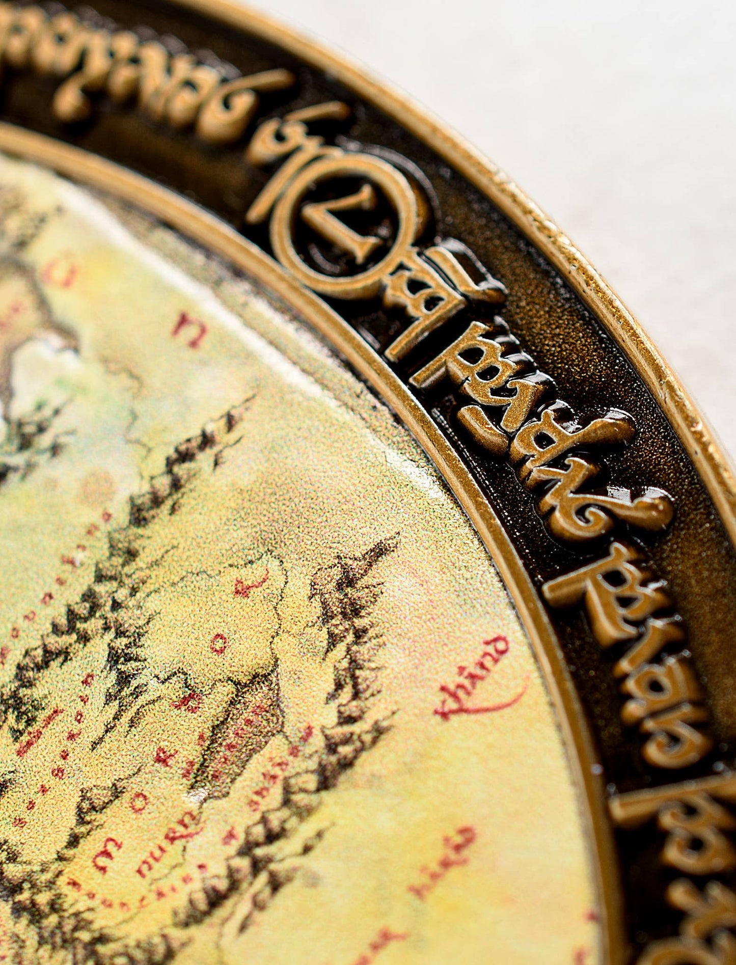 Lord of the Rings: Middle Earth Map Deluxe Coin