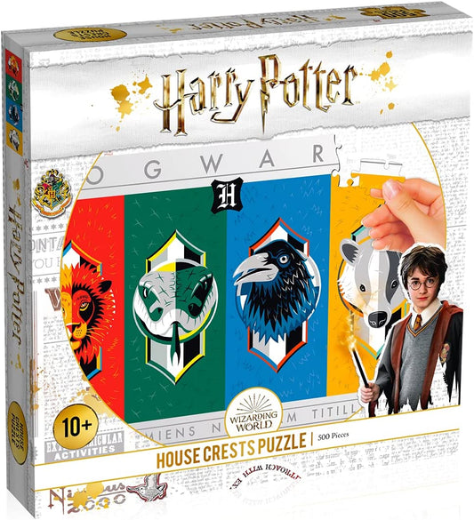 Winning Moves Harry Potter House Crests Jigsaw Puzzle - 500 Pieces