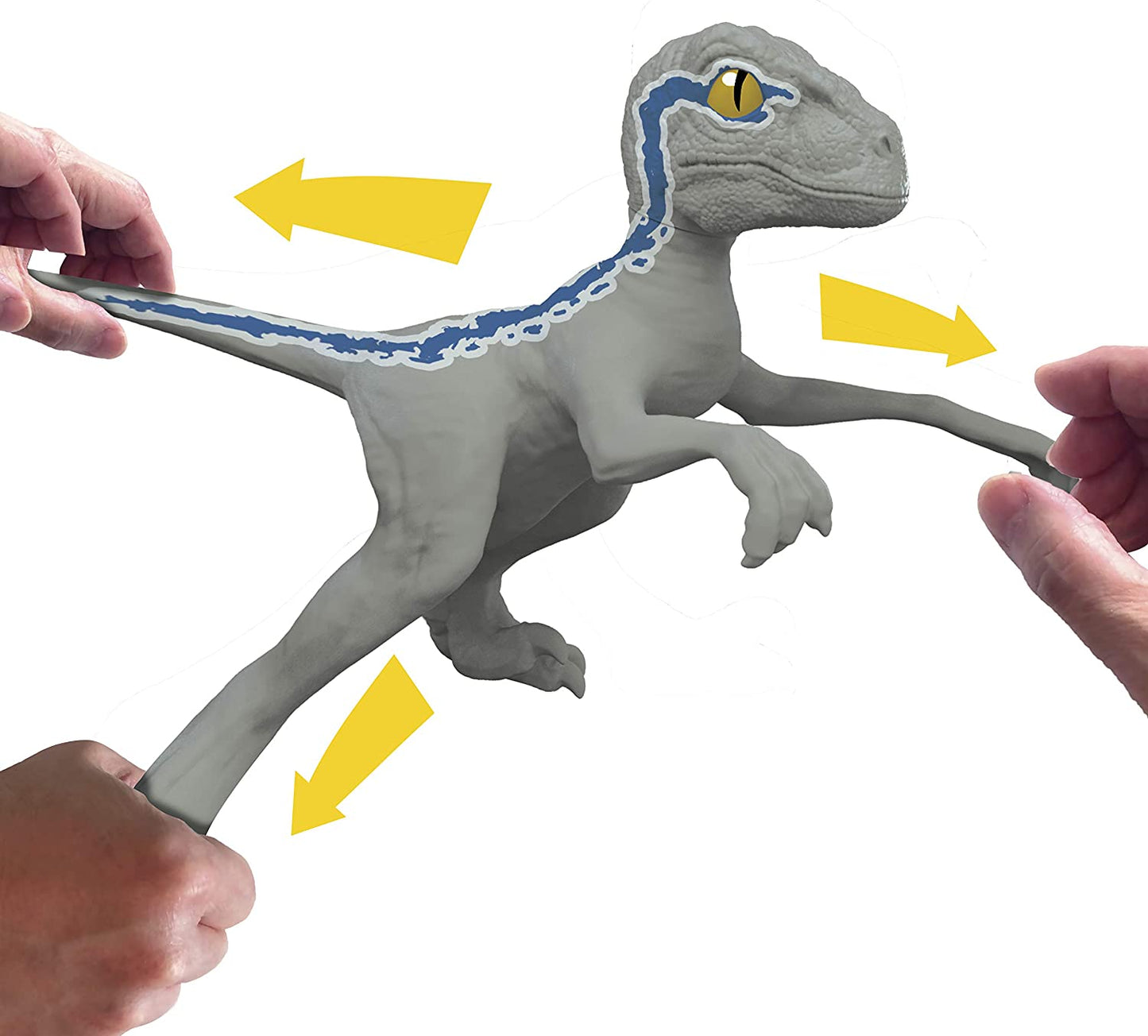 Jurassic World Mini Stretch Jurassic Raptor Figure