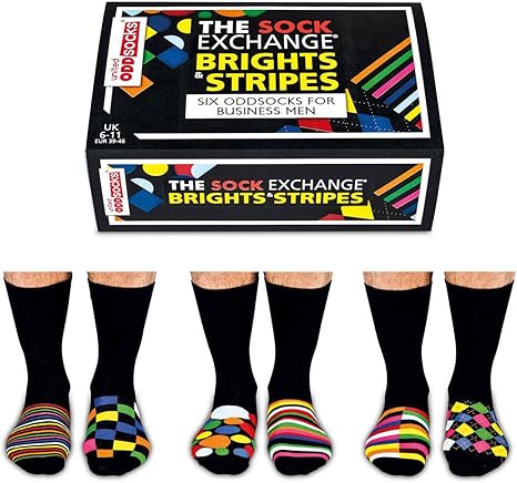 United Oddsocks - The Sock Exchange Brights and Stripes Socks