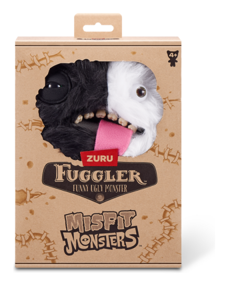 Fuggler Misfit Monsters by ZURU Plush Toy Wide Eyed Boogah (Approx 9 Inch)