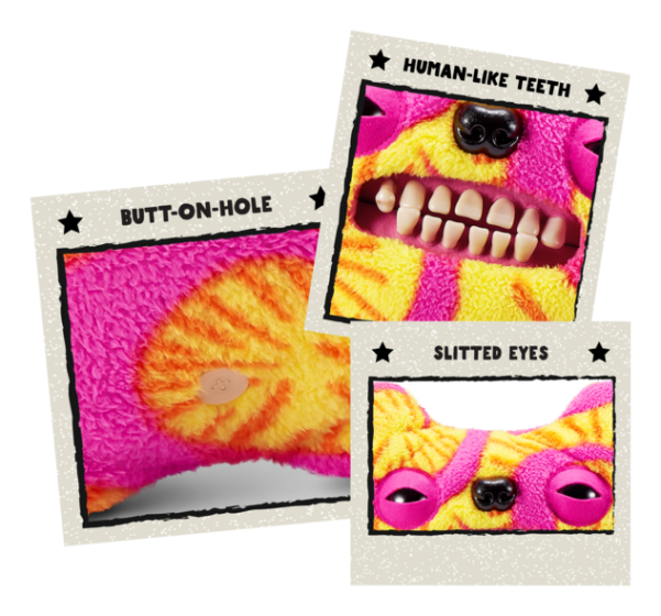 Fuggler 18" Ugly Teeth Monsters Plush Toys Bigg Fugg