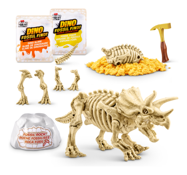 Robo Alive Dino Fossil Find S1 Amber Adventure