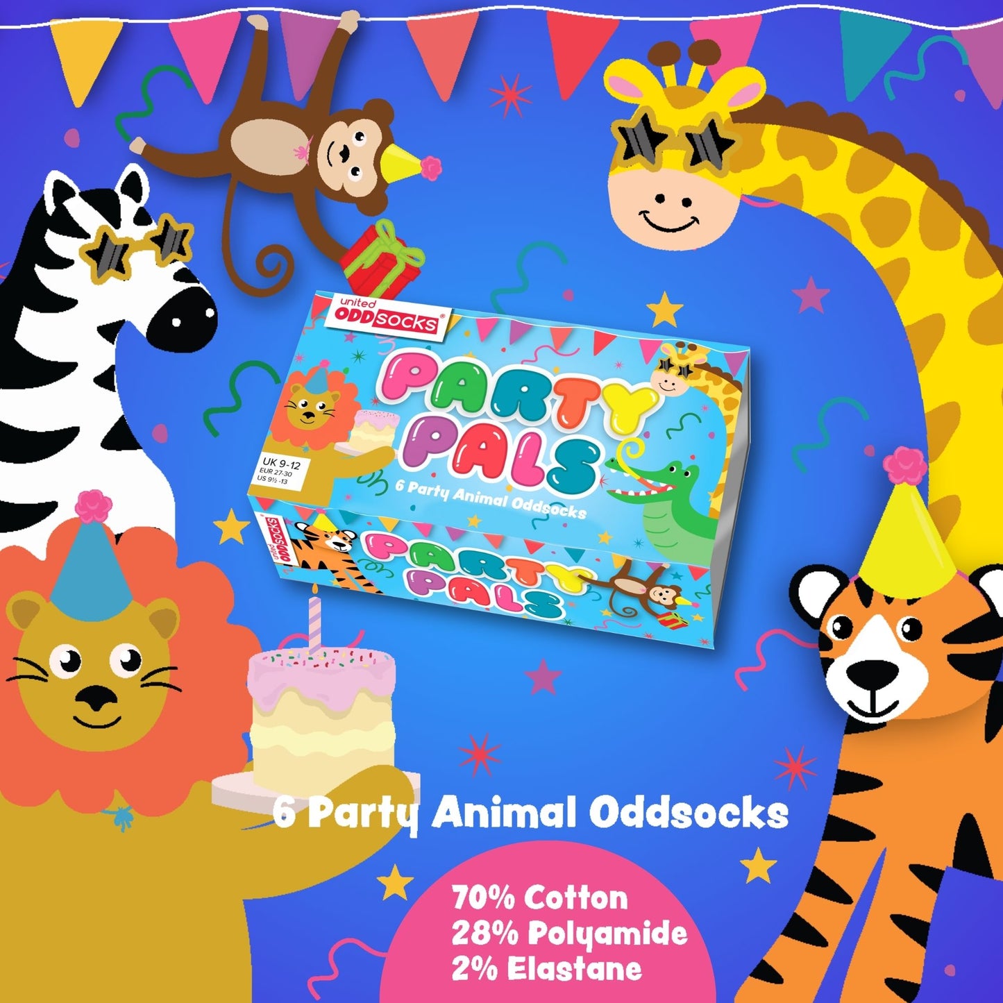 PARTY PALS Socks By United Oddsocks