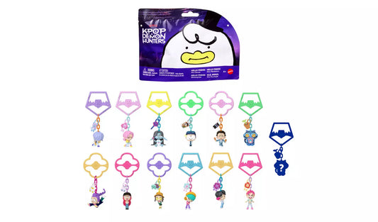 KPop Demon Hunters, Mini Collectible Keychain Figures