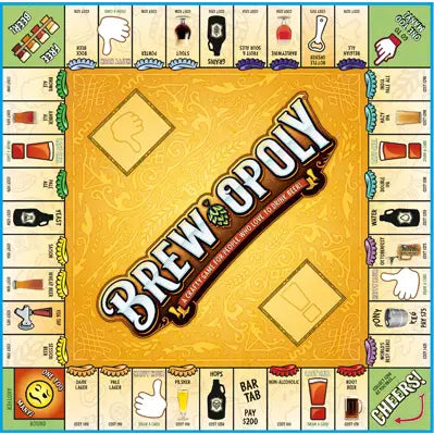 Brew Opoly - A Crafty Game For People Who Love To Drink Beer