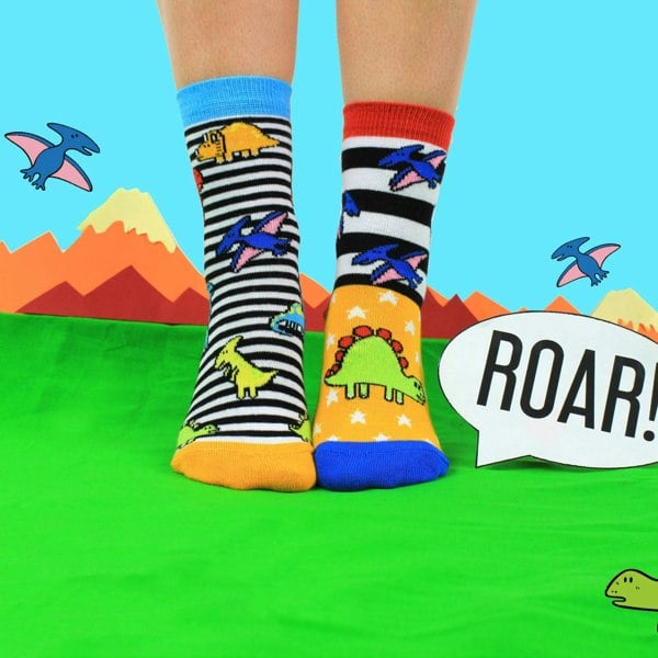 SANTA-SAURUS SOCKS