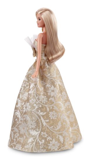 Barbie 2025 Gold Holiday Doll
