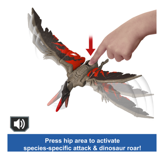 Jurassic World Wild Roar Pteranodon