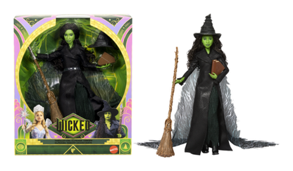 Wicked Part 2 Elphaba Deluxe Fashion Doll Removable Outfit And Accessories.