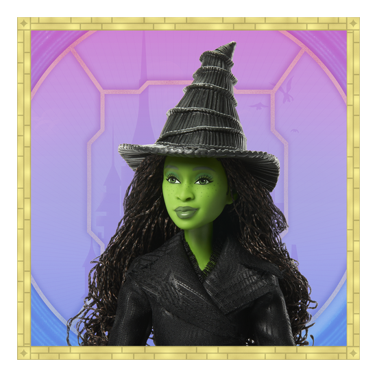 Wicked Part 2 Elphaba Deluxe Fashion Doll Removable Outfit And Accessories.