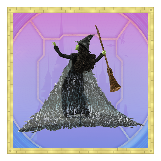 Wicked Part 2 Elphaba Deluxe Fashion Doll Removable Outfit And Accessories.