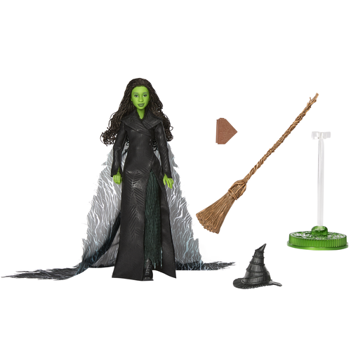 Wicked Part 2 Elphaba Deluxe Fashion Doll Removable Outfit And Accessories.