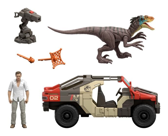 Jurassic World Saga Feature Vehicle Set