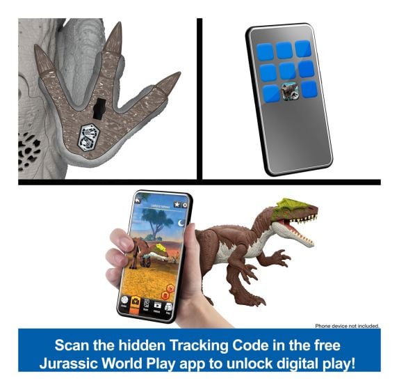 Jurassic World Saga Wild Roar Utahraptor