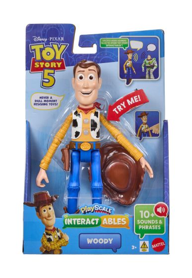 Toy Story 5 Interactables Talking Woody Figure