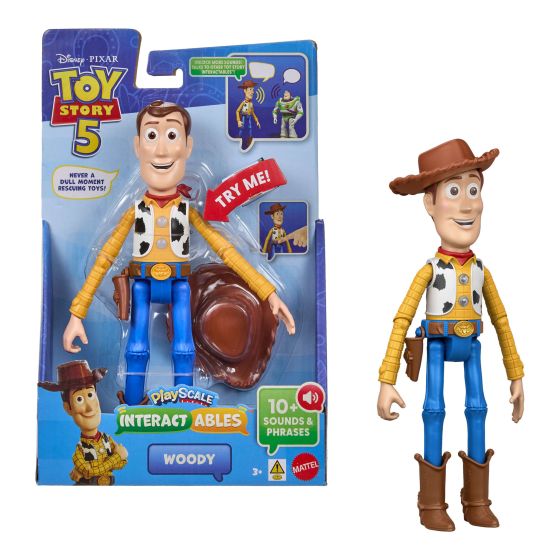 Toy Story 5 Interactables Talking Woody Figure