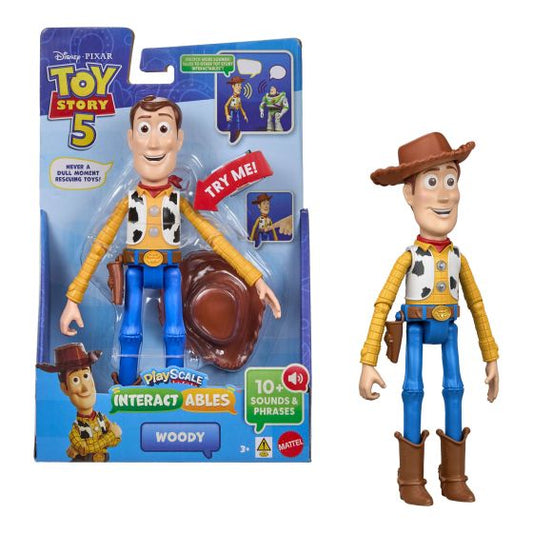 Toy Story 5 Interactables Talking Woody Figure
