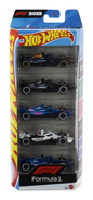 Hot Wheels 1:64 Scale 5-Pack Formula 1