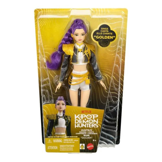 KPop Demon Hunters HUNTRX Rumi “Golden” Singing Doll