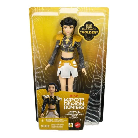 KPop Demon Hunters HUNTR/X Zoey “Golden” Singing Doll
