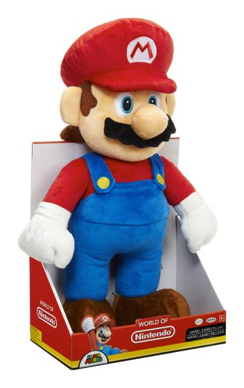 World of Nintendo Jumbo SUPER MARIO From Super Mario Plush 20 Inches