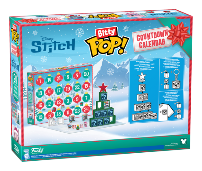 Bitty Countdown Calendar - Stitch Holiday