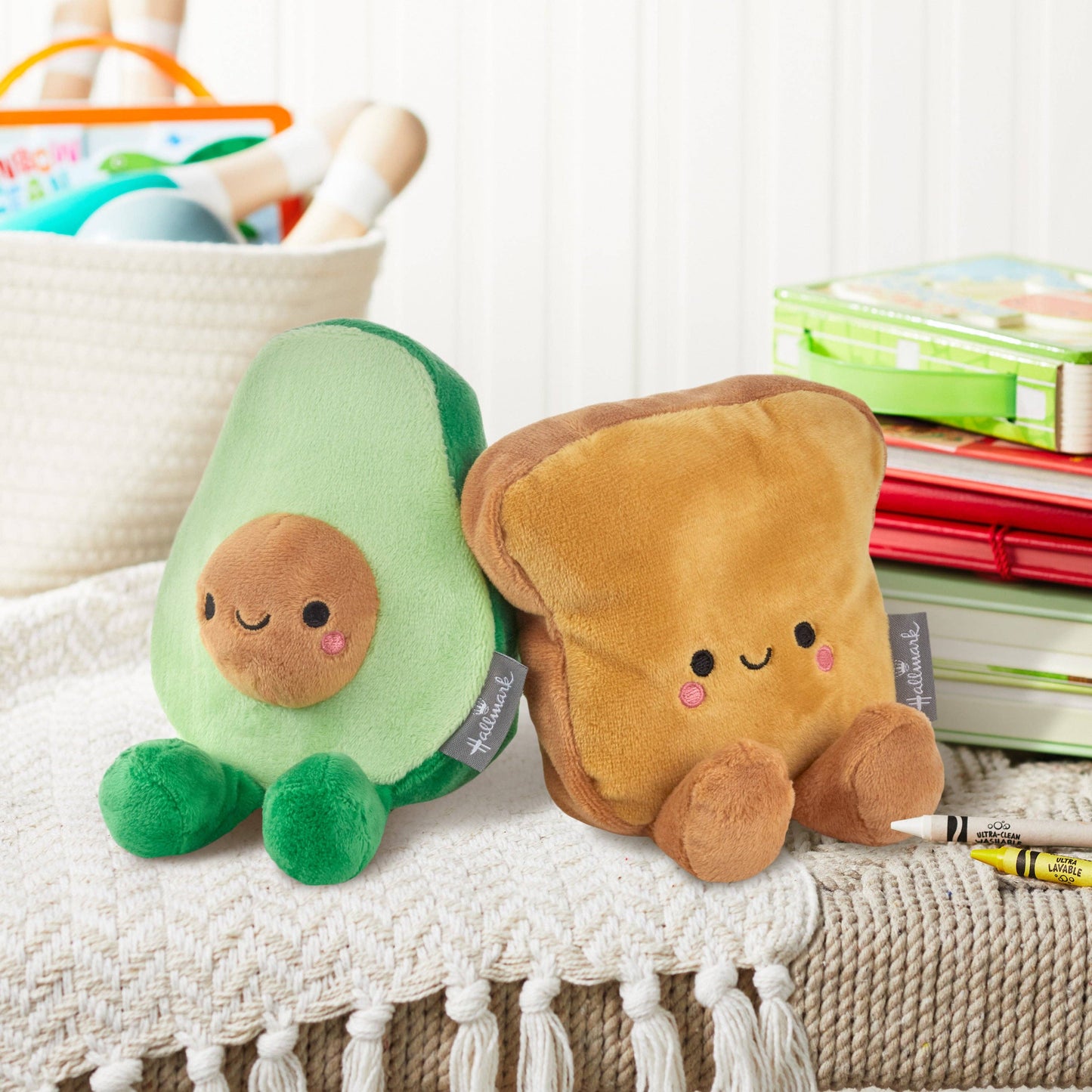 Better Together Avocado & Toast Magnetic Soft Toy Pair