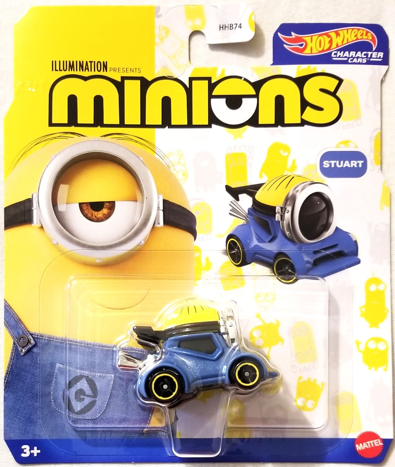 Hot Wheels Character Cars - Minions Stuart (HXC90)