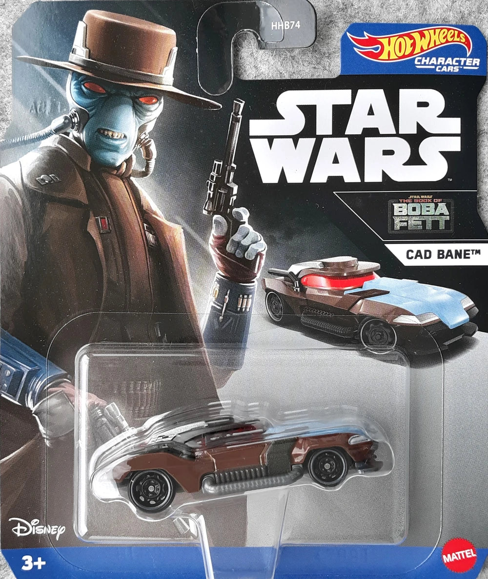 Hot Wheels Cad Bane The Book of Boba Fett Die-Cast Character Car HTR98