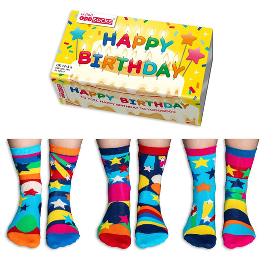 United Oddsocks Happy Birthday Socks