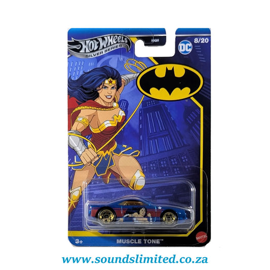Hot Wheels Silver Series 2025 Batman Muscle Tone Wonder Woman