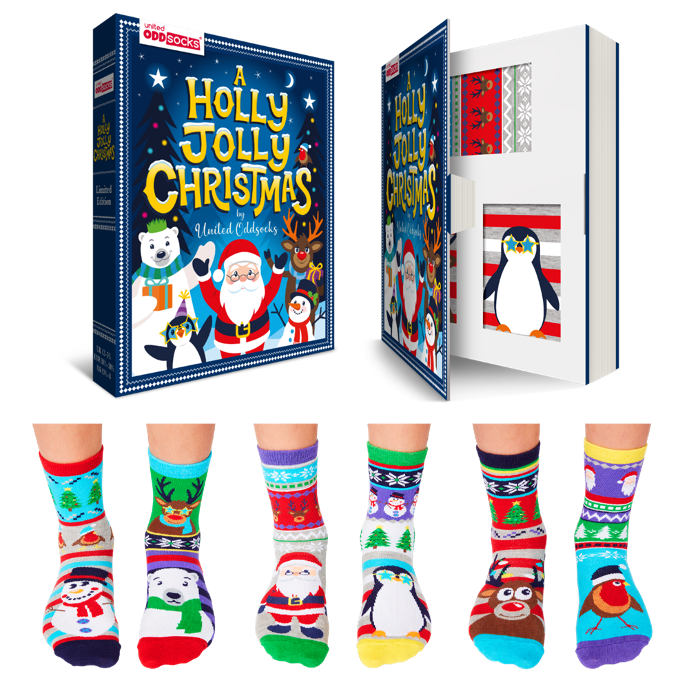 A Holly Jolly Sock Gift Box