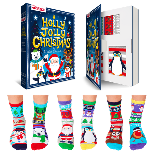 A Holly Jolly Sock Gift Box