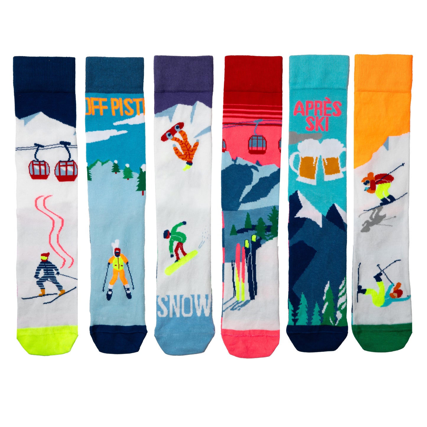 On The Piste Socks By United Odds (UK 6 - 11)