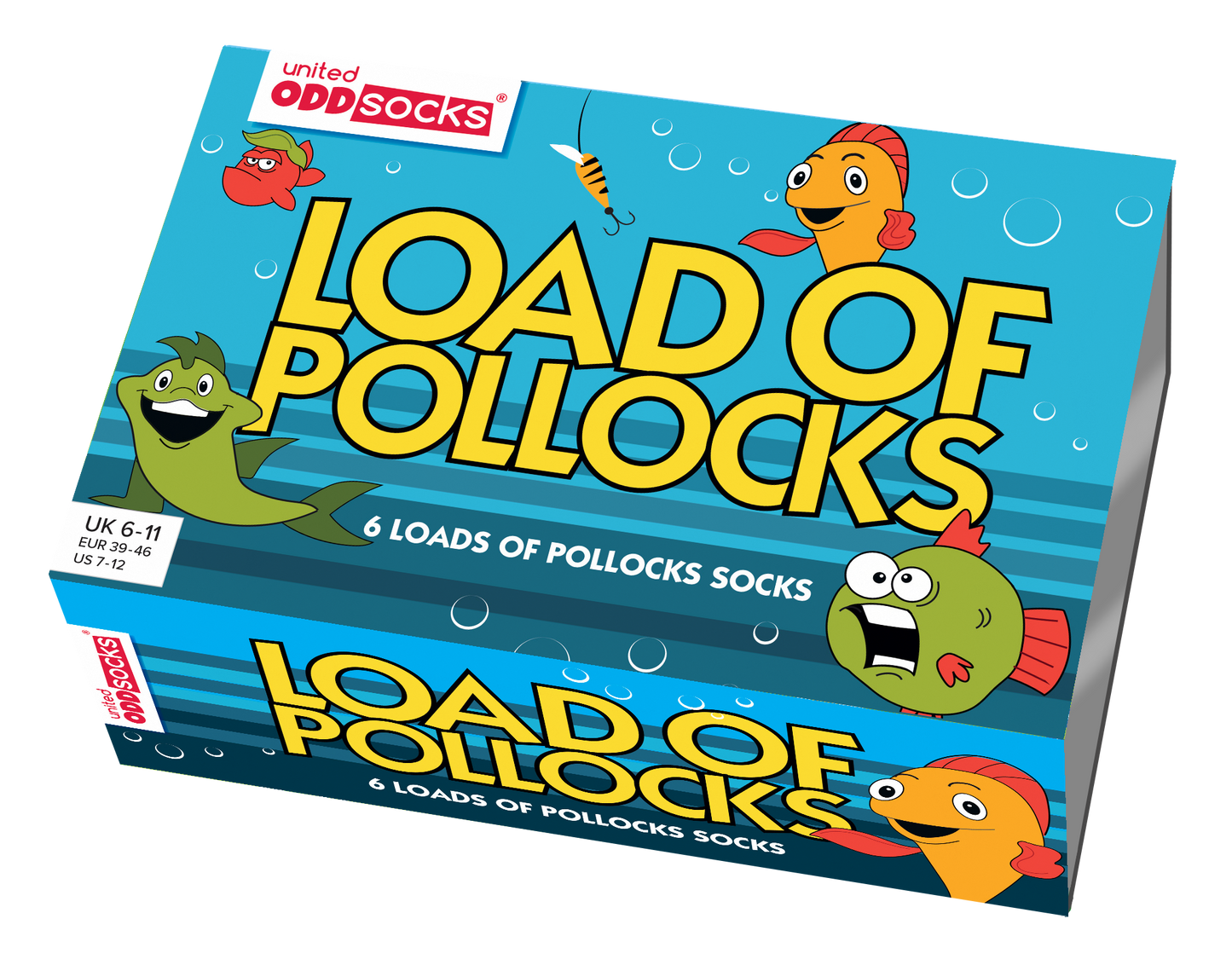 LOADS OF POLLOCKS Socks By United Oddsocks