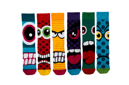 THE STRESS HEADS Socks By Untied Oddsocks